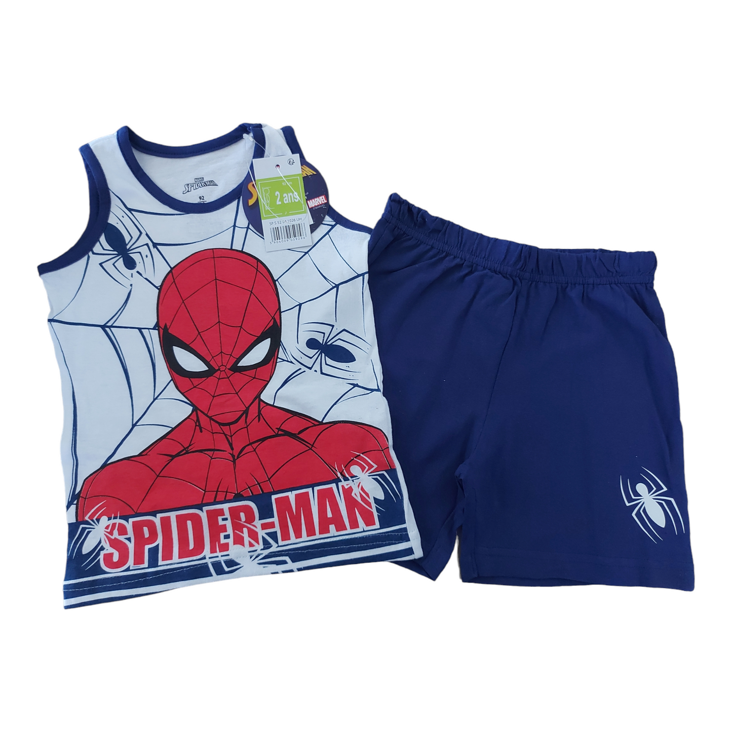 Ensemble Spiderman Marine Du 2 Ans Au 8 Neuf