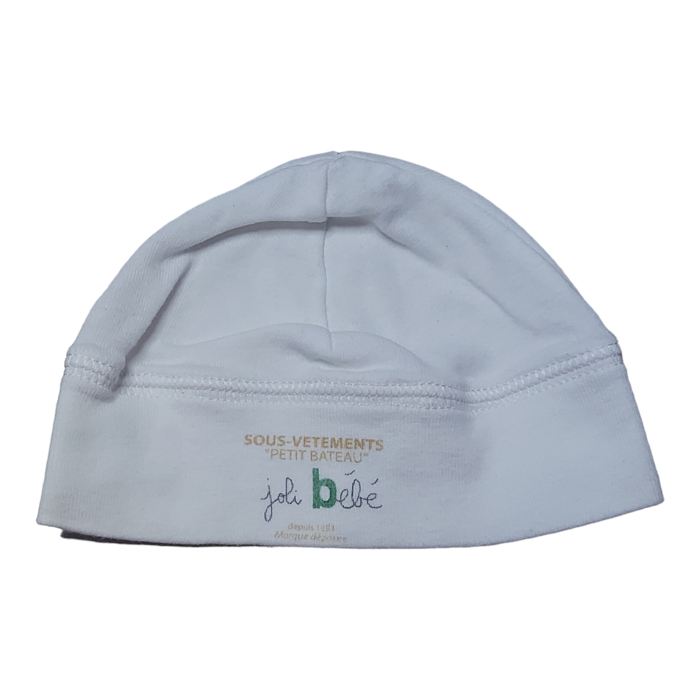 Bonnet coton 1 mois Petit Bateau