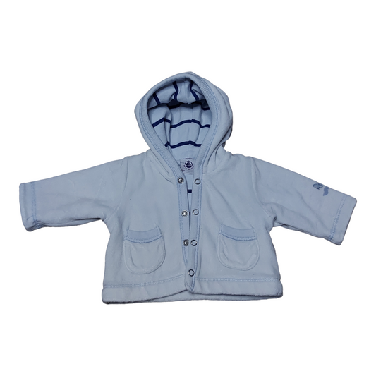 Pull Veste velours Naissance Petit Bateau