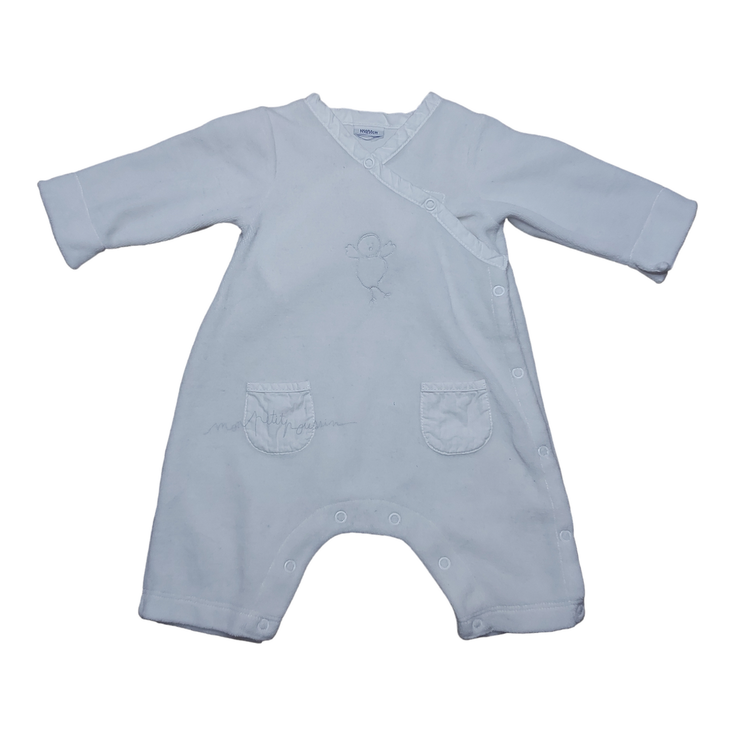 Barboteuse velours Naissance Petit Bateau