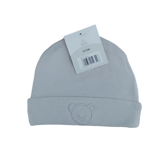 Bonnet 0/3 mois Gris clair NEUF